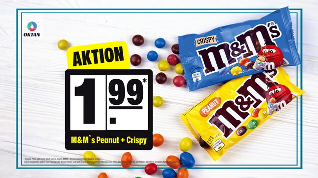 M&M`s - In unseren Shops für Sie im OKTAN-Tankstellen-Netz.