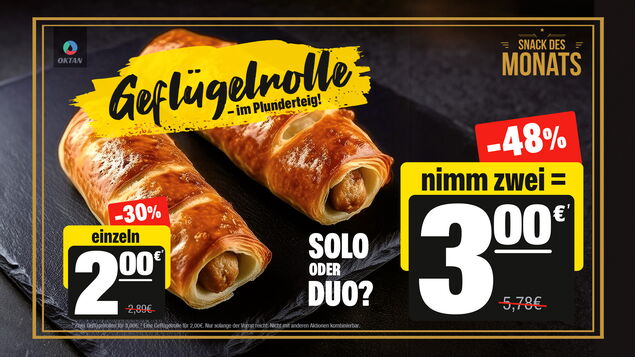 Snack des Monats - erwartet Sie in unseren Bistros im Tankstellen-Netz.
